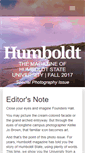 Mobile Screenshot of magazine.humboldt.edu