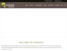 Tablet Screenshot of humboldt.co.uk